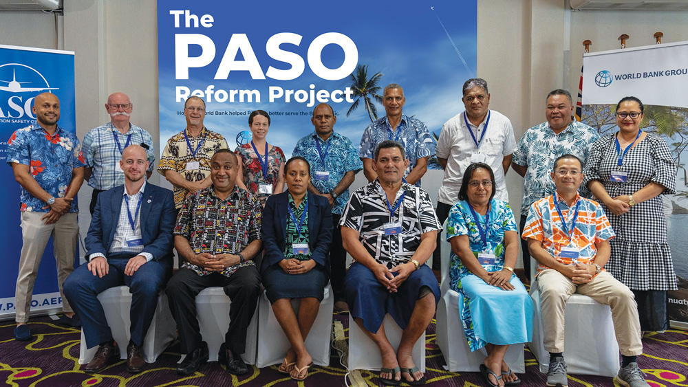 The World Bank funded Pacific Aviation Safety Office Reform Project was hailed as an outstanding success story at a completion workshop with the PASO Council and World Bank in Vanuatu on Wednesday, 30 November 2022. Credit: paso.aero