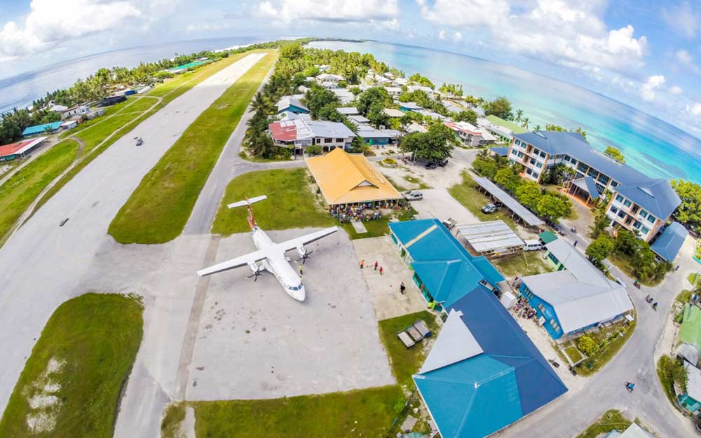PASO is developing an integrated Pacific-wide harmonisation of the core regulatory and organisational systems supporting aviation safety for PASO Members. Image:Tuvalu International Airport. Credit: Maloff/Shutterstock
